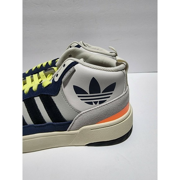 Adidas Originals Post UP Cloud White Navy Blue  Basketball Shoes H00173 Size 9 - Picture 6 of 12